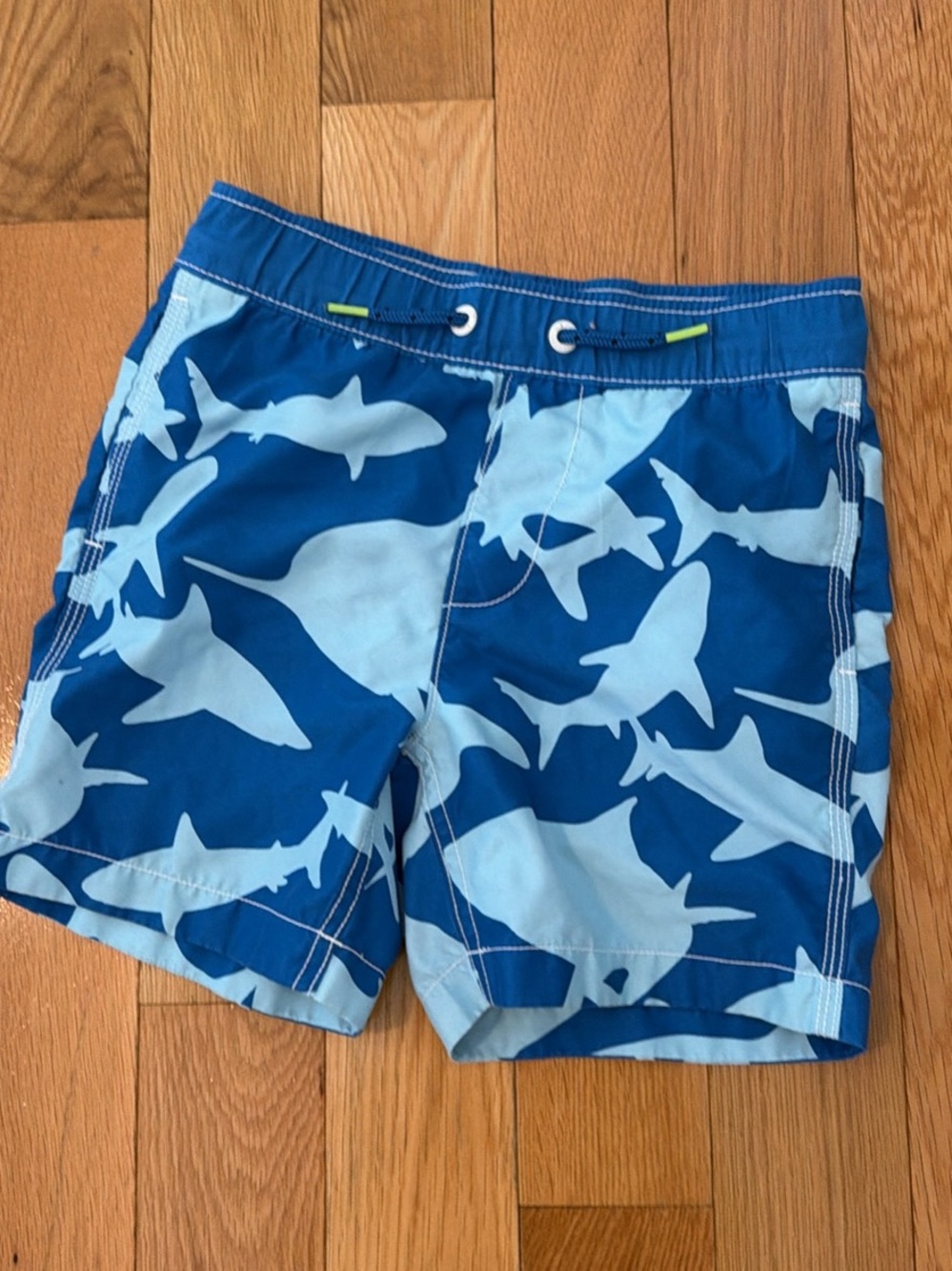 GAP Boys Blue Shark Swim Trunks